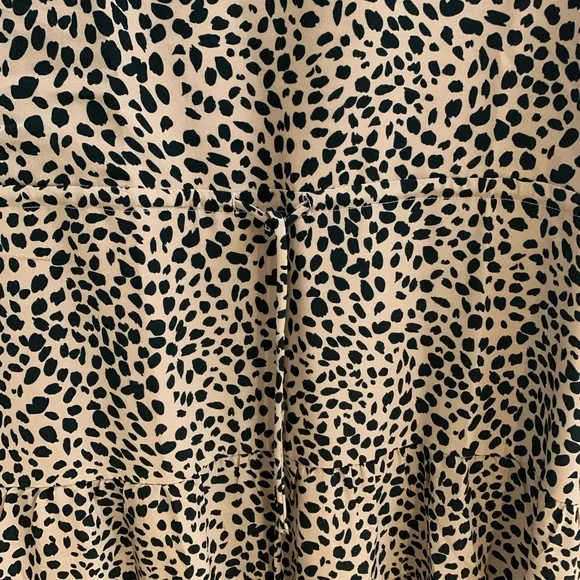 Tussah Ivana Mini Dress in Nude Spot - Size 12 - Picture 10 of 14